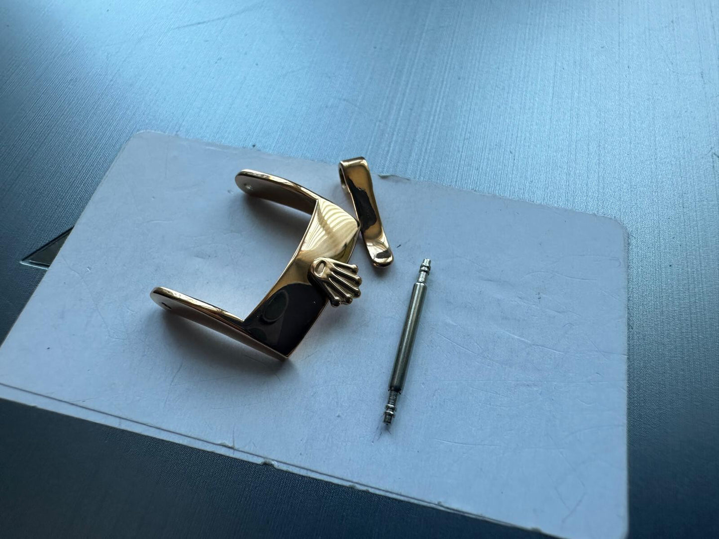 ROLEX BUCKLE 14MM ROSE GOLD PLATED,