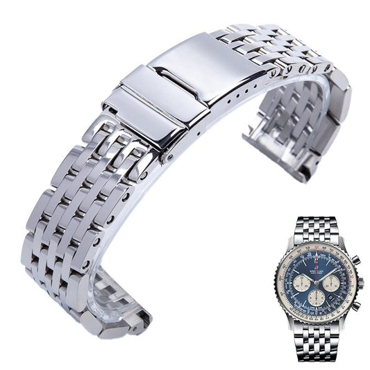 22MM 24MM WATCH BAND BRACELET FOR BREITLING NAVITIMER SUPEROCEAN Crosswind