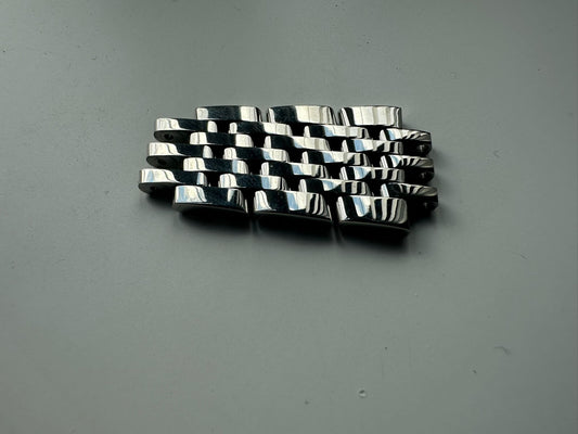 24MM FIRST 3-LINKS FOR BREITLING NAVITIMER CHRONOMATIC BRACELET 443A HI-POLISH.