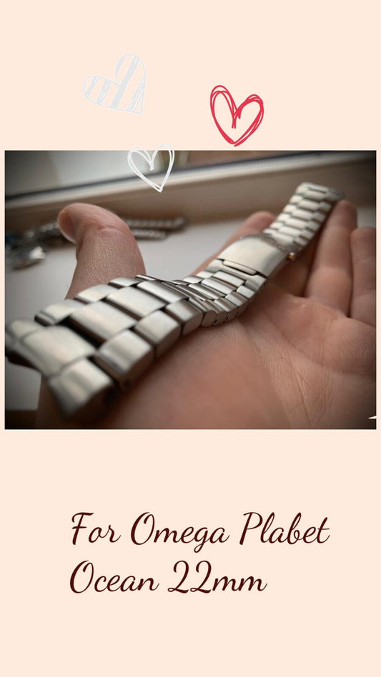 20MM WATCH BAND BRACELET FOR 42MM OMEGA SEAMASTER PLANET OCEAN 8500 1589/858