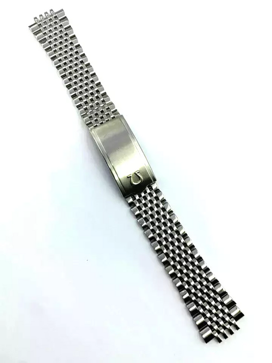 18/19/20mm Bead of Rice Solid Stainless Steel Watch Strap for Omega vintage W