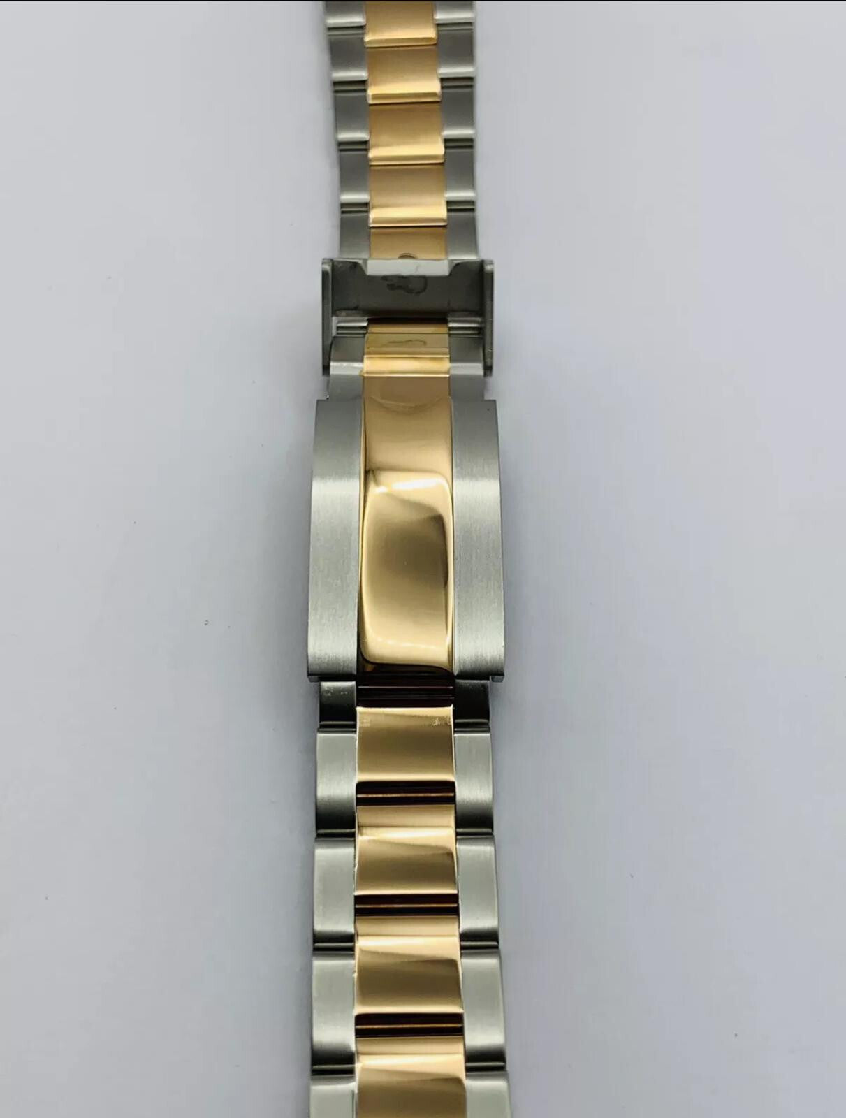 20MM 21MM Oyster Watch Band Bracelet Steel and Rose Two Tones Fits For Rolex Sub