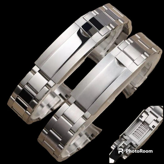 20-21MM SOLID OYSTER BAND FOR ROLEX GMT SUBMARINERR DYTONA GLIDE LOCK BRACELET