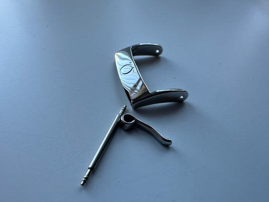 Acierinox 18mm Silver Steel engraved Buckle/Clasp fit For Omega watch Strap