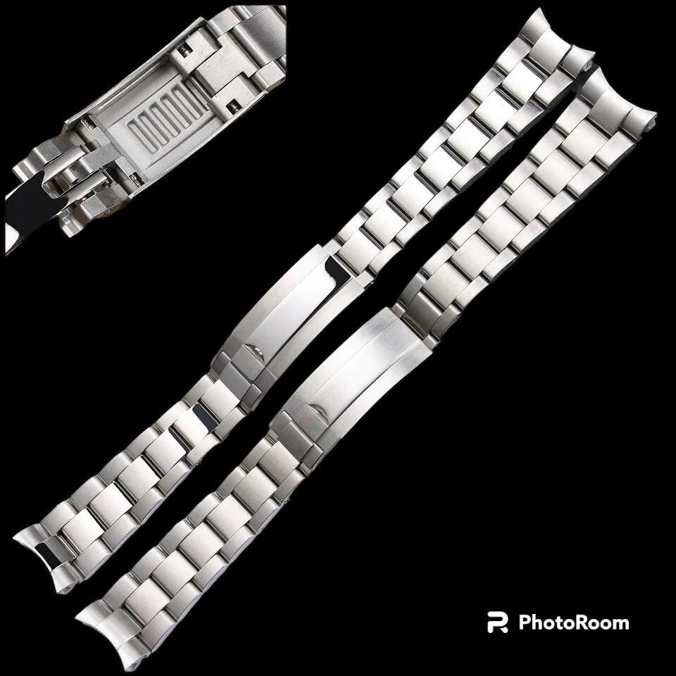 20-21MM SOLID OYSTER BAND FOR ROLEX GMT SUBMARINERR DYTONA GLIDE LOCK BRACELET