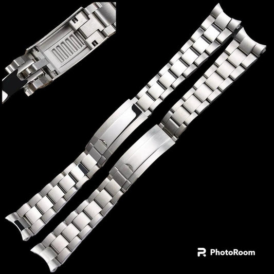 20-21MM SOLID OYSTER BAND FOR ROLEX GMT SUBMARINERR DYTONA GLIDE LOCK BRACELET