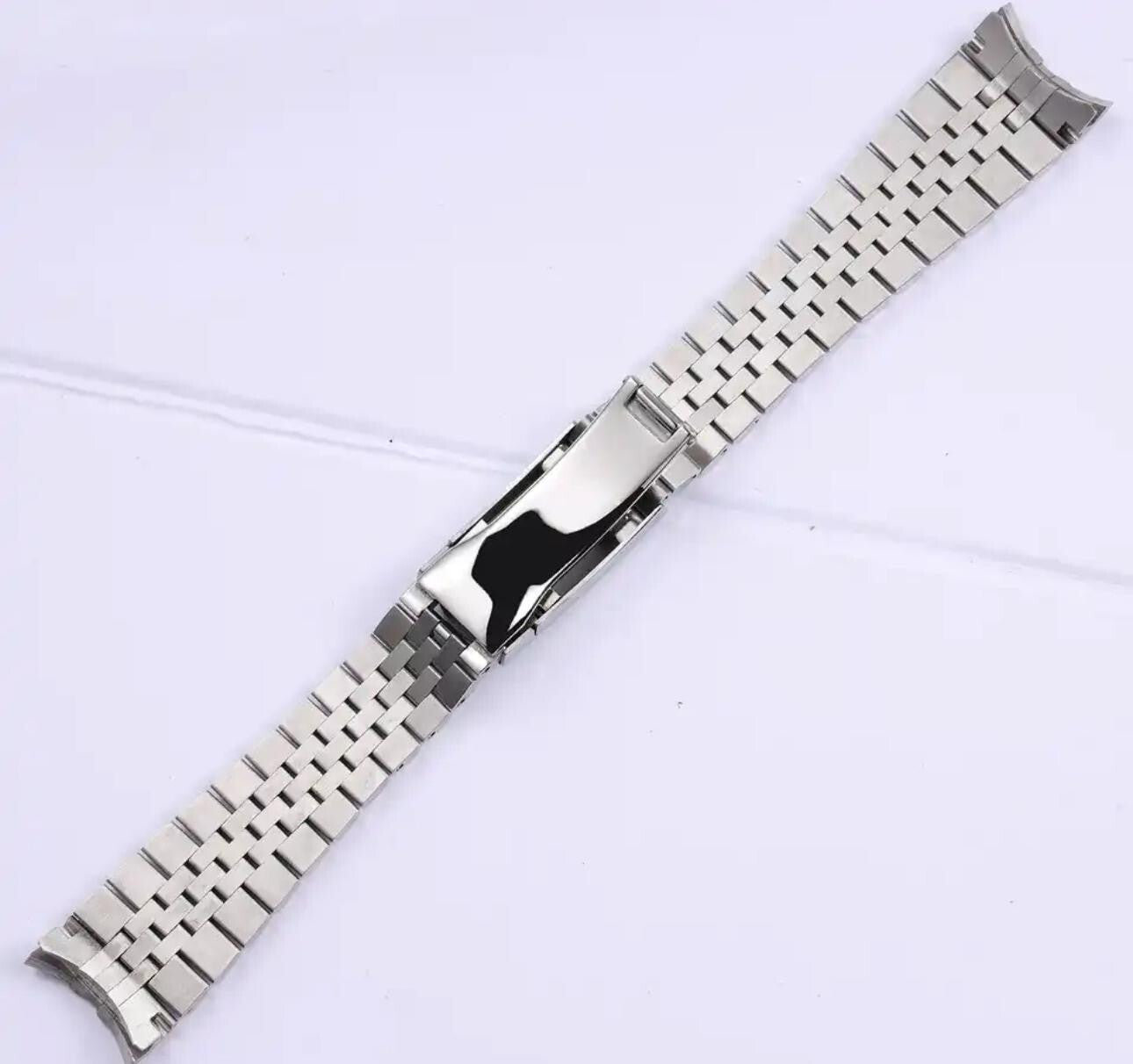 21MM 20MM JUBILEE WATCH BAND SOLID LINK FOR ROLEX DATEJUST GMT SUB HEAVY ST