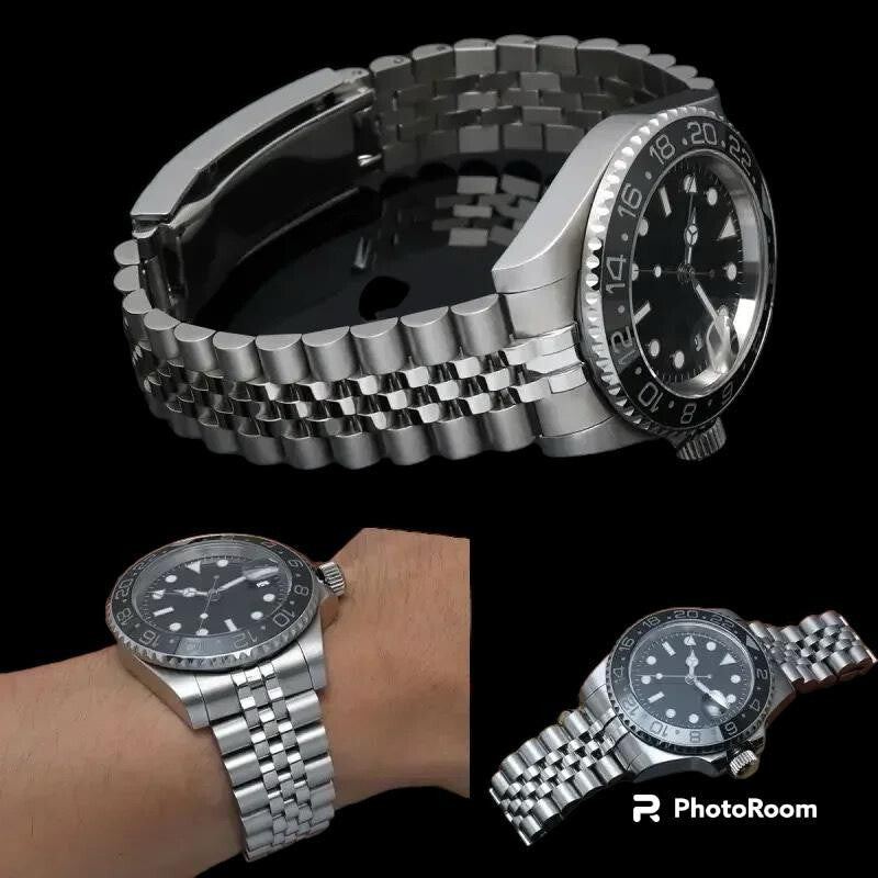 20mm 21mm Jubilee Oyster Middle polish bracelet For Rolex Submariner GMT Dytona