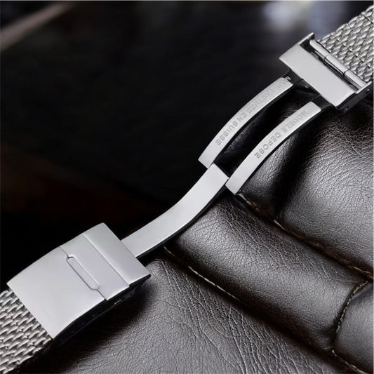 24mm Stainless Steel Mesh Strap Band Bracelet SuperOcean Heritage Breitling