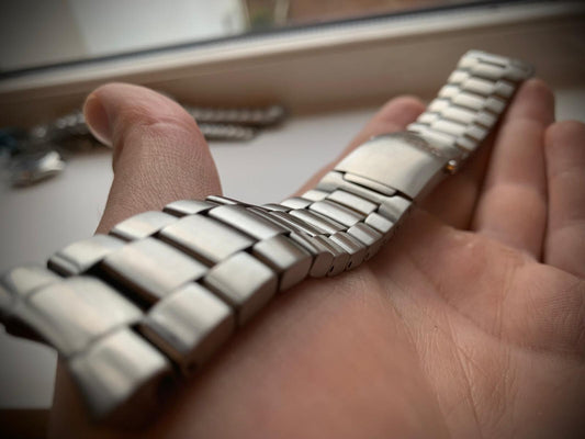 20MM WATCH BAND BRACELET FOR 42MM OMEGA SEAMASTER PLANET OCEAN 8500 1589/858