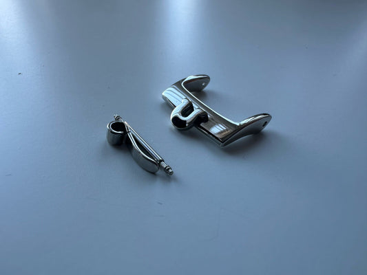 Acierinox 18mm Stainless Steel Buckle/Clasp fit For Omega watch Strap