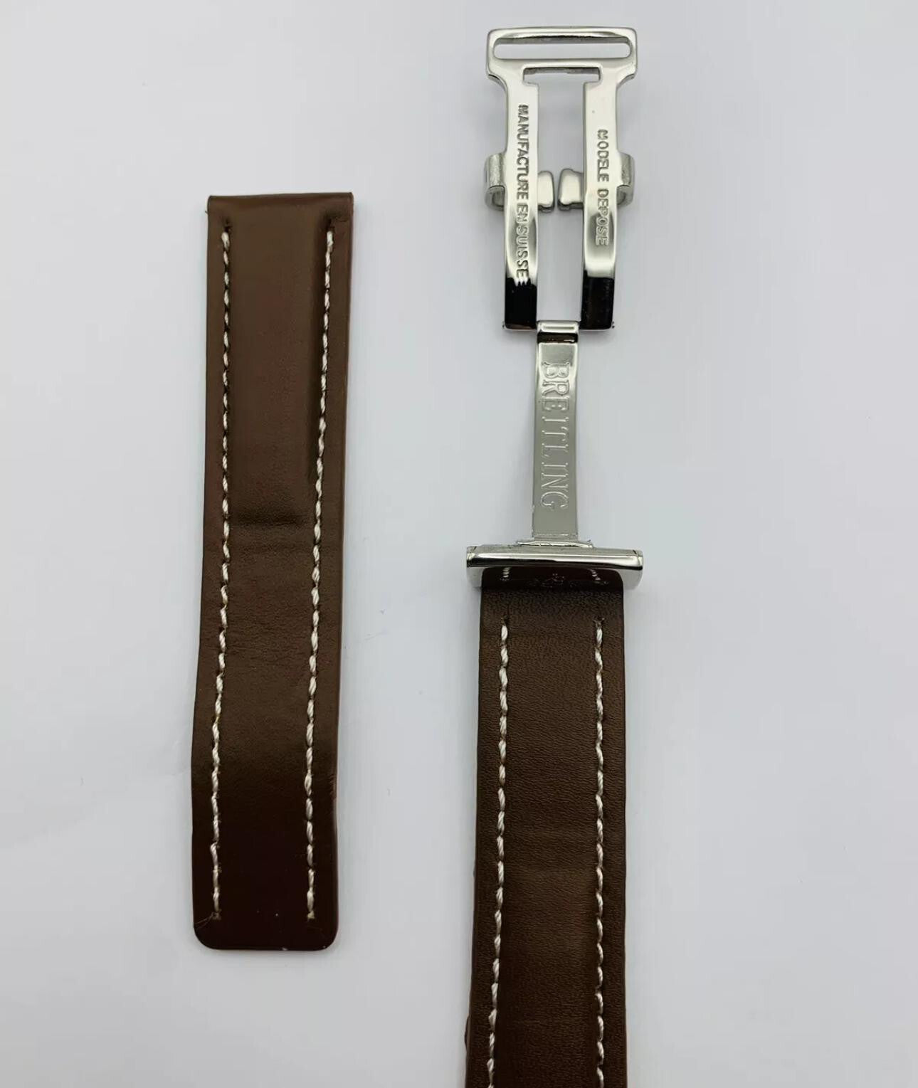 Watch Strap Band Genuine Leather Wristband For Breitling Navitimer and Avenger