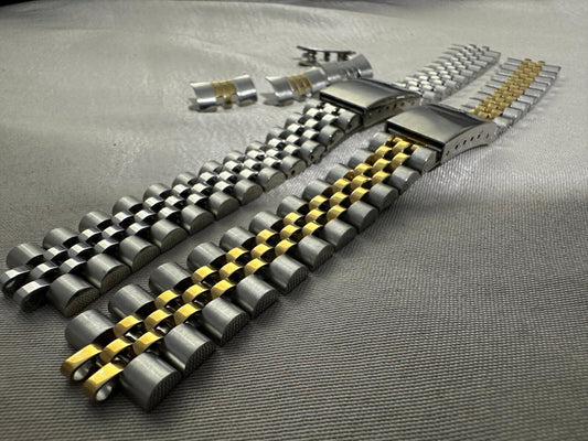 19mm 20mm  JUBILEE WATCH BAND FOR VINTAGE ROLEX DATEJUST DAYDATE PRESIDENT CROWN